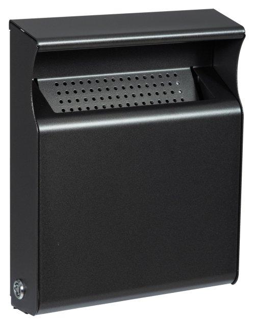 CENDRIER MURAL 2L GRIS METAL