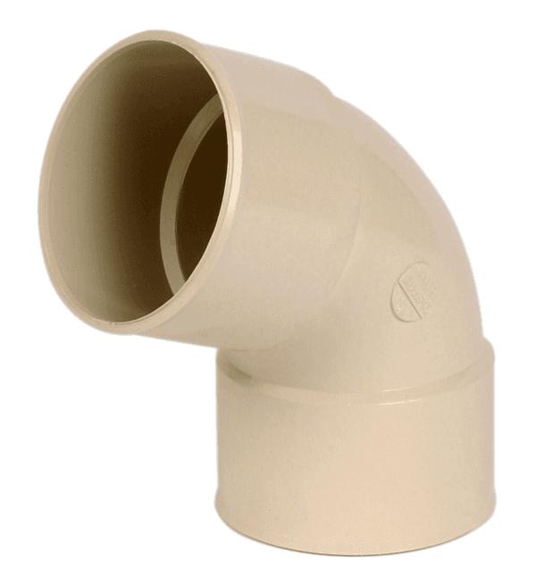 Coude pour tube de descente cylindrique Ø 80
