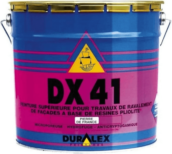 Peinture base pliolite DX41 Ton Pierre 15L - DURALEX