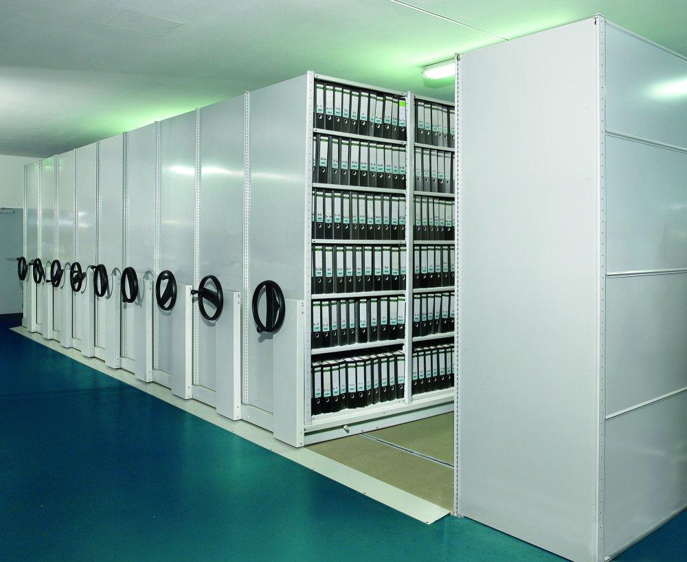 SYSTEME DE RAYONNAGE MOBILE