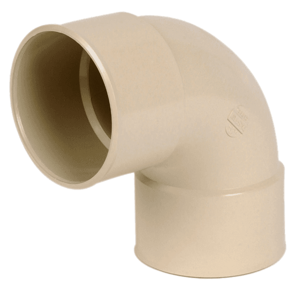 Coude pour tube de descente cylindrique Ø 80