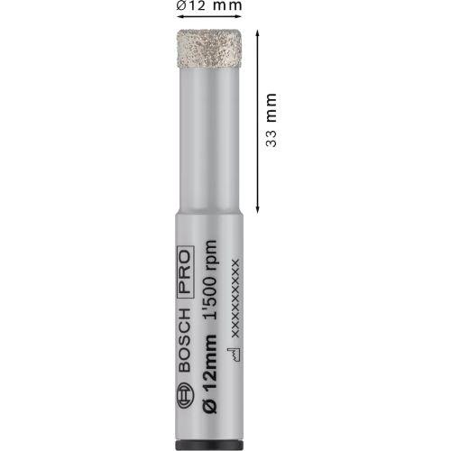 Forets diamantés Bosch Pro-Ceramic à sec