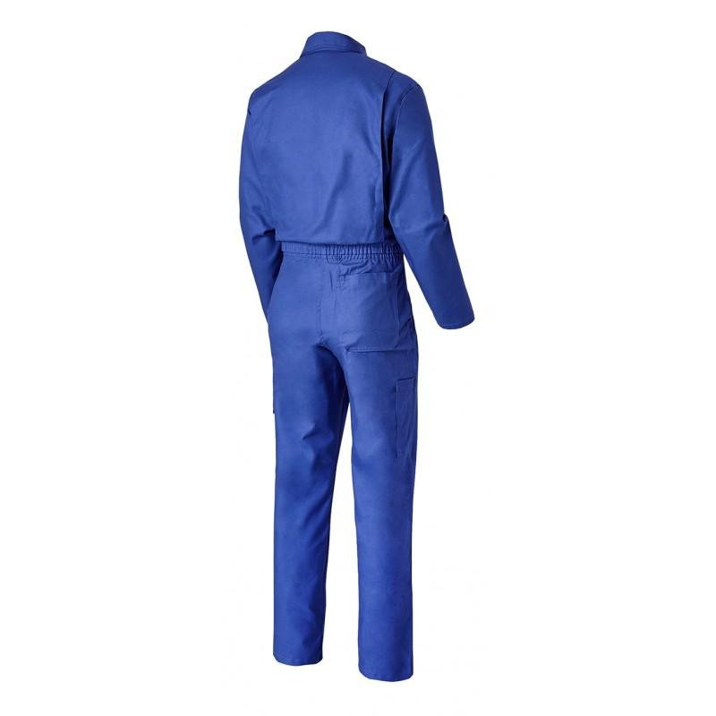 Combinaison ""New Pilote"" Bleu Bugatti 100% Coton