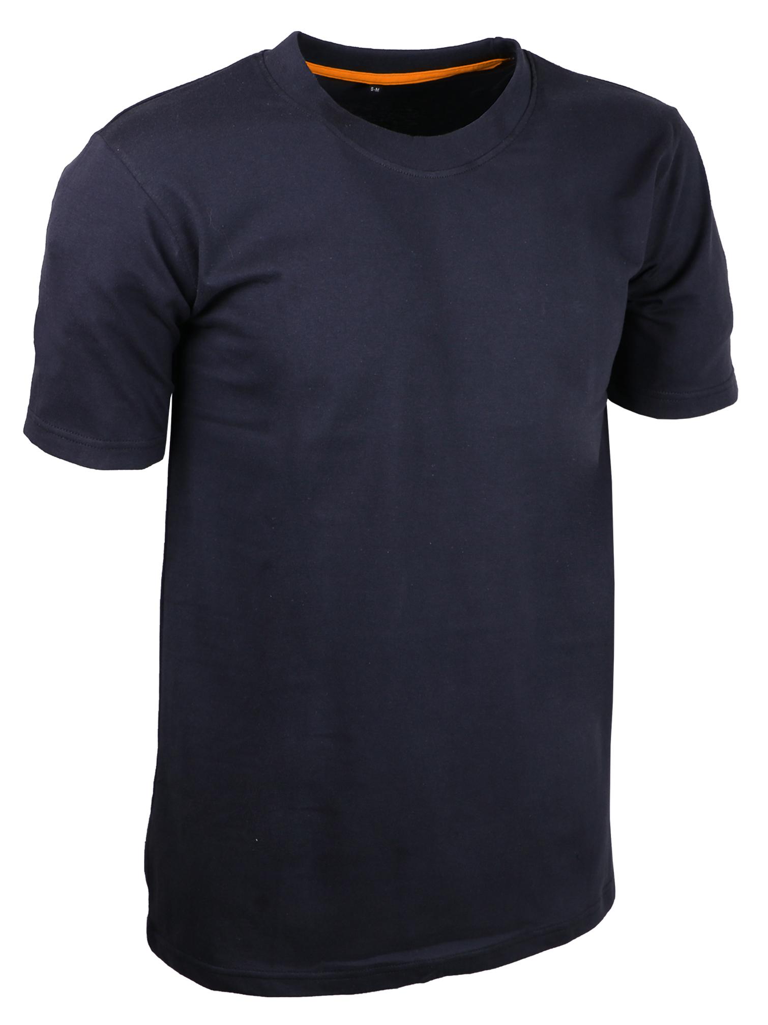 TEE-SHIRT MANCHES COURTES GRIS/ORANGE