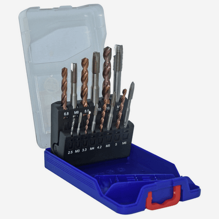 COFFRET 7 TARAUDS + 7 FORETS