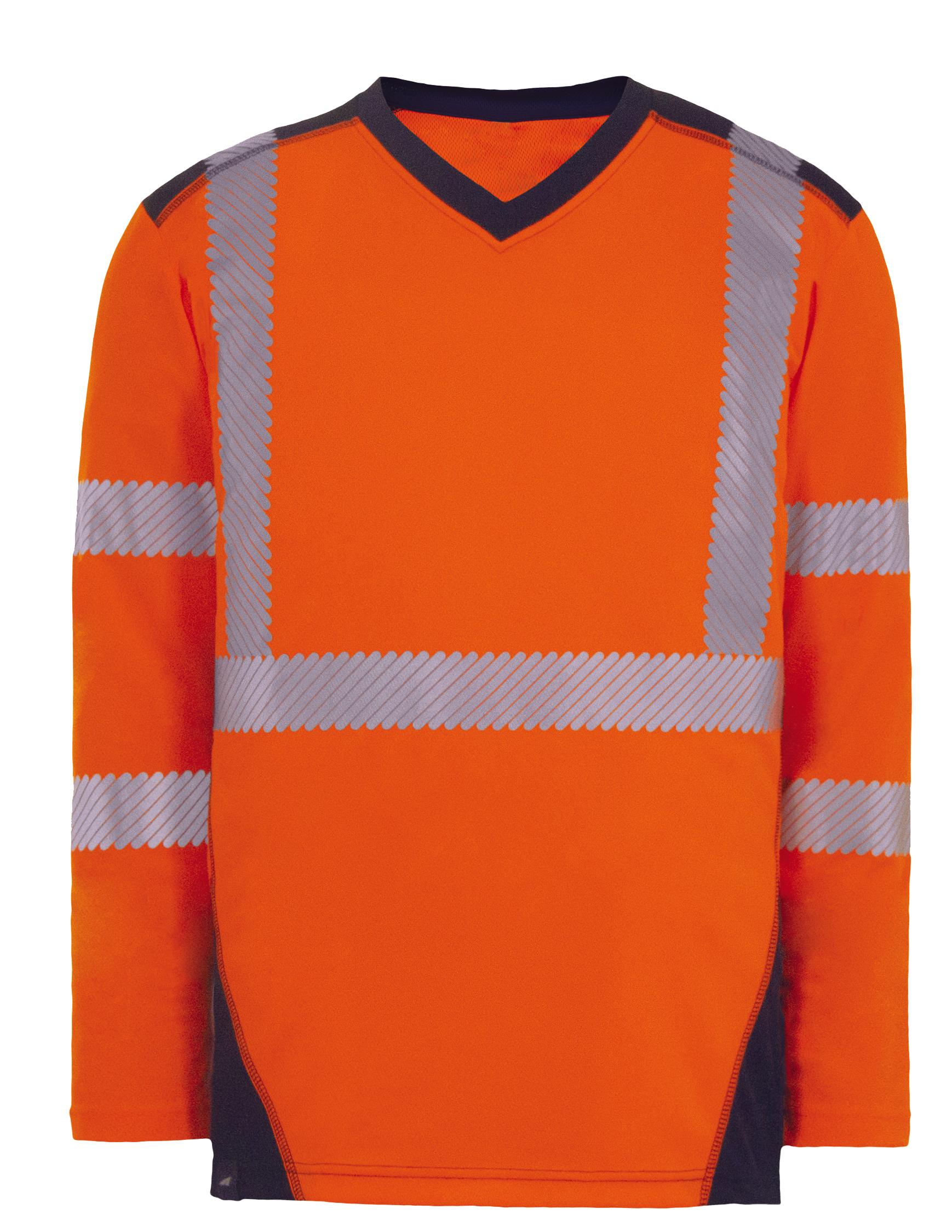 TEE-SHIRT HAUTE VISIBILITE JAUNE/MARINE TAILLE S A 3XL