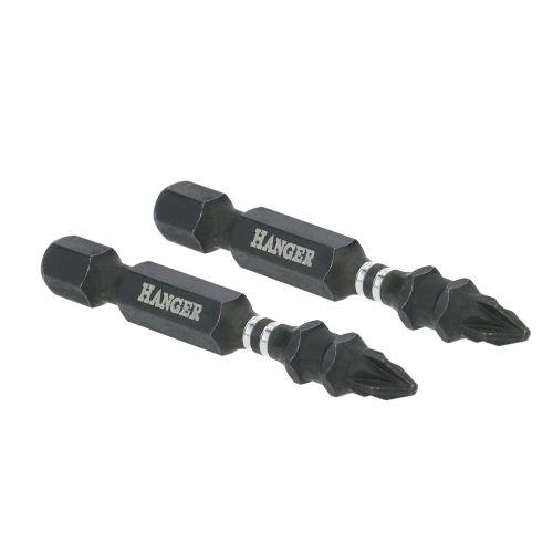 Set de 2 embouts impact Pozidriv - 75 mm - HANGER