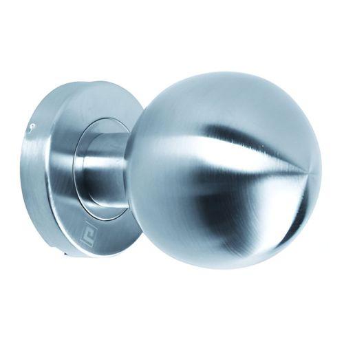 Bouton de porte boule JADE série BP01 Inox brossé - 55 MM