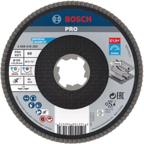 Disque à lamelles X-Lock bombé fibre ø125 mm - BOSCH