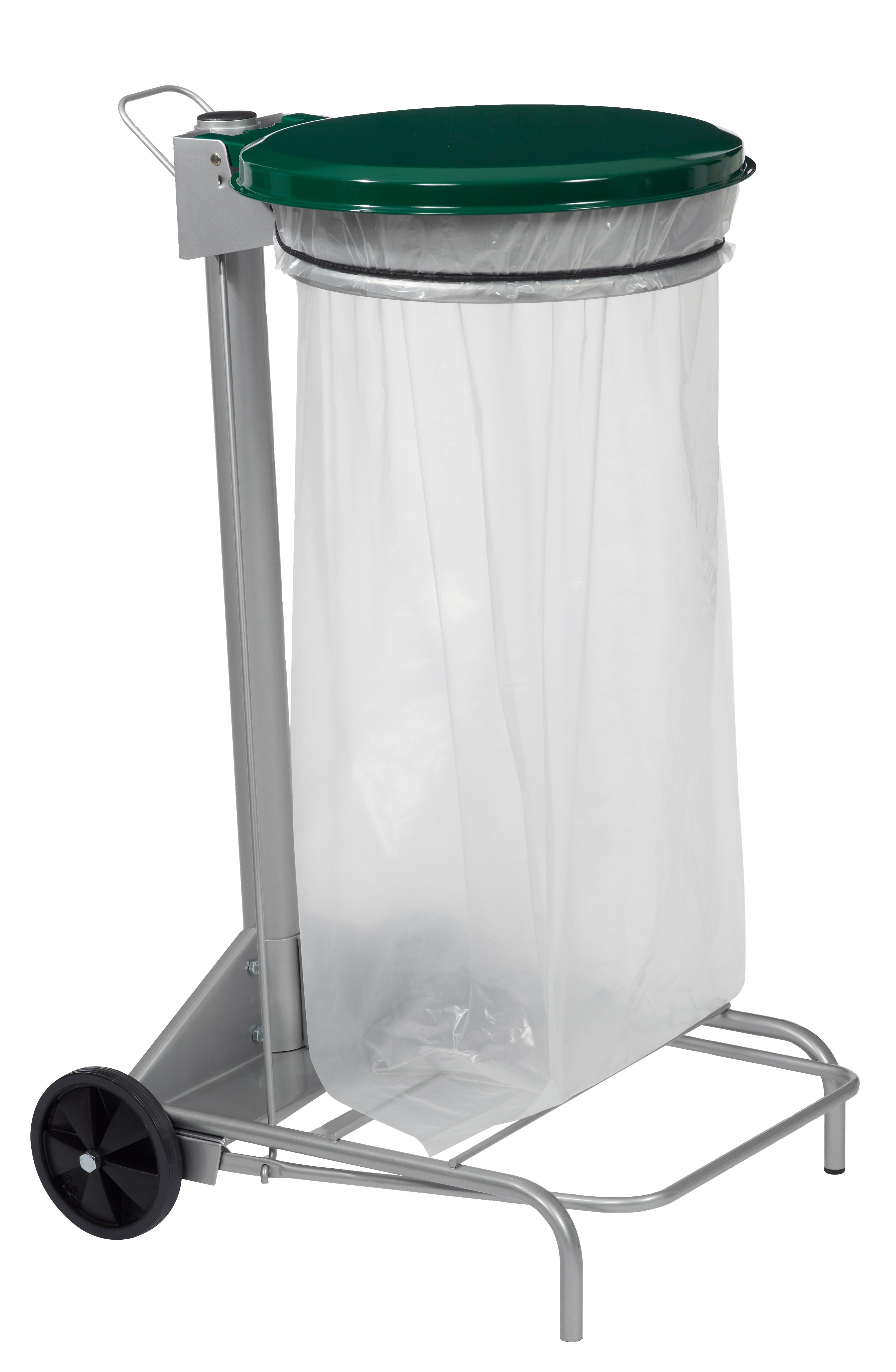SUPPORT SAC MOBILE A PEDALE GRIS