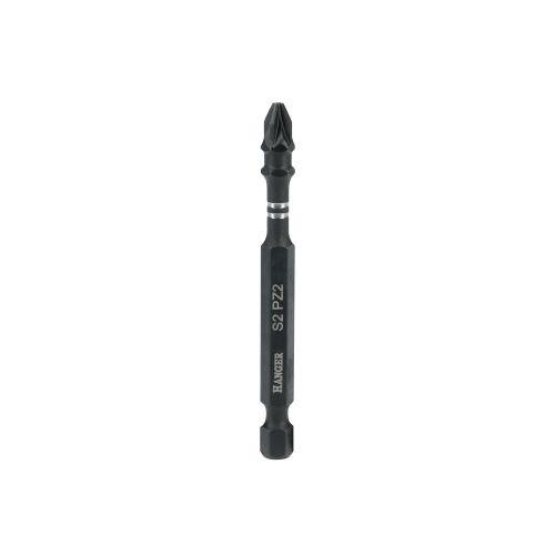 Set de 2 embouts impact Pozidriv - 75 mm - HANGER