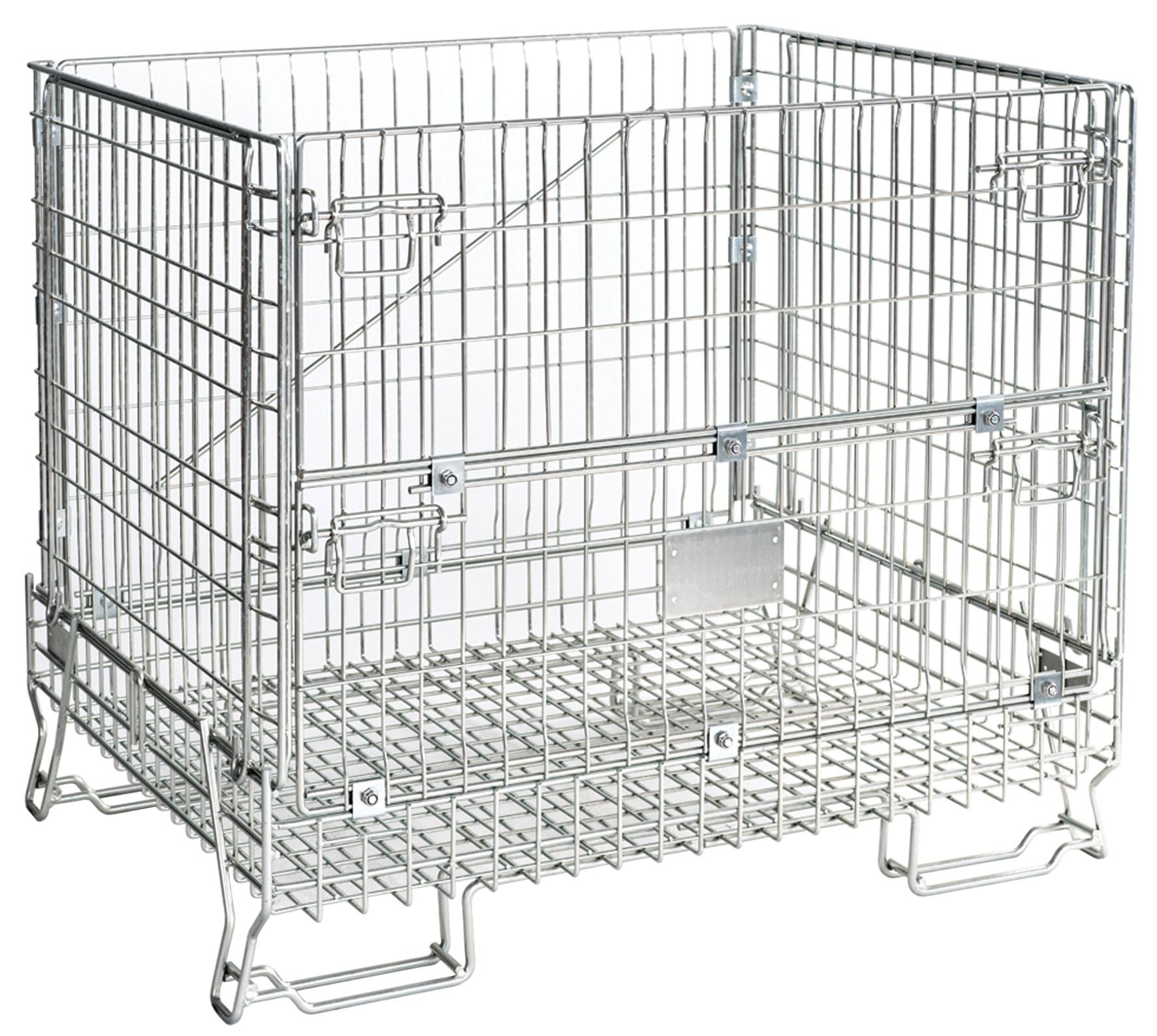 CONTENEUR BDX 800 KG DEMI-PORTE RABATTTABLE
