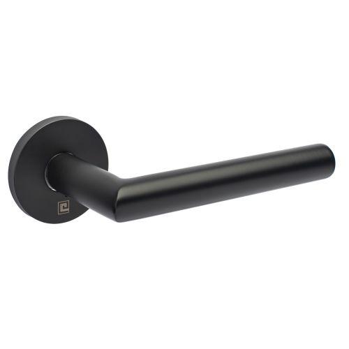 Béquille double sur rosace slim JADE série SL01 - Inox poli - Bec de cane - 19MM