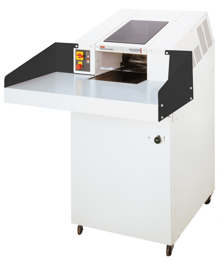 Destructeur de documents forte capacité HSM FA 400.2 Powerline 5,8 x 50 mm