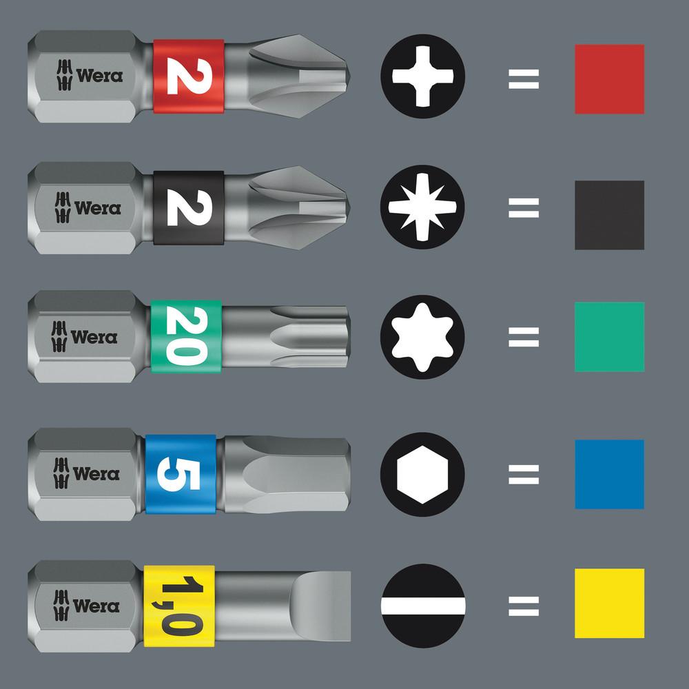 PORTE-EMBOUT KRAFTFORM KOMPAKT KK 20 Tool Finder 1, 7 pièces (05051016001)