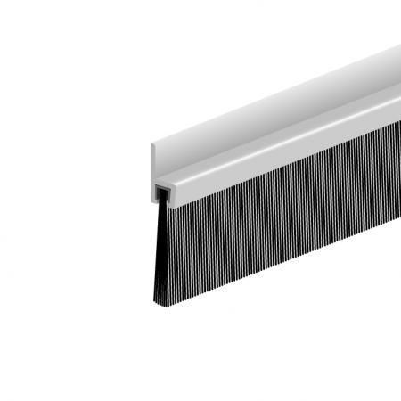 Bas de porte aluminium avec brosse IBS ELLEN