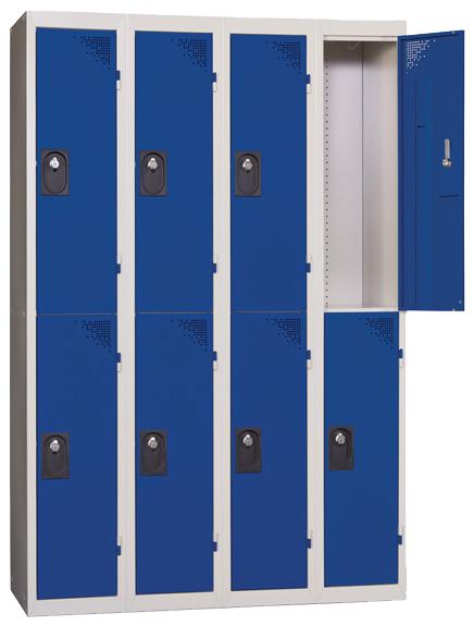 VESTIAIRE MULTICASES MONOBLOC ROUGE