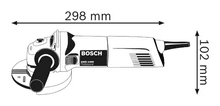 Meuleuse angulaire 125mm 1400W - BOSCH GWS 1400 (Bt carton) - 0601824800