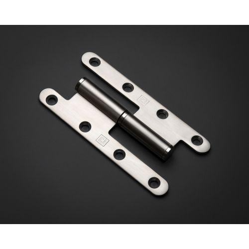 HERACLES Q-PAB11055-D paumelle à bois inox droit 110 x 55 mm