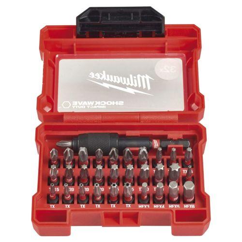Coffret 32 embouts Milwaukee SHOCKWAVE IMPACT DUTY - Réf. 4932464240