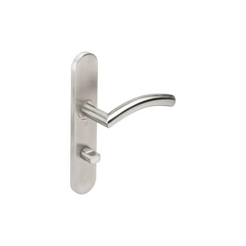 Ensemble double bequille sur plaque JADE série 1494 - Condamnation - inox