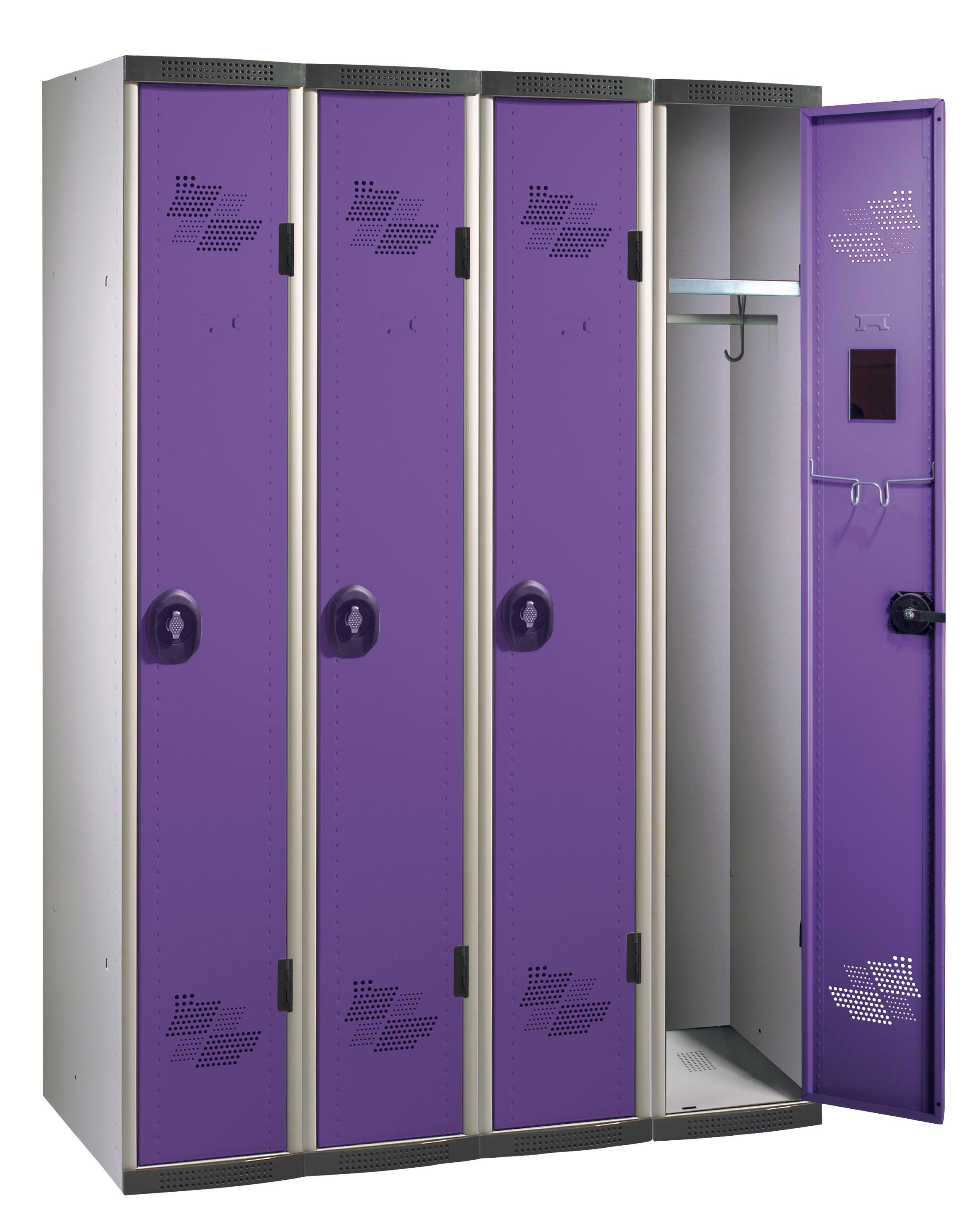 VESTIAIRE MONOBLOC SUR SOCLE SEAMLINE