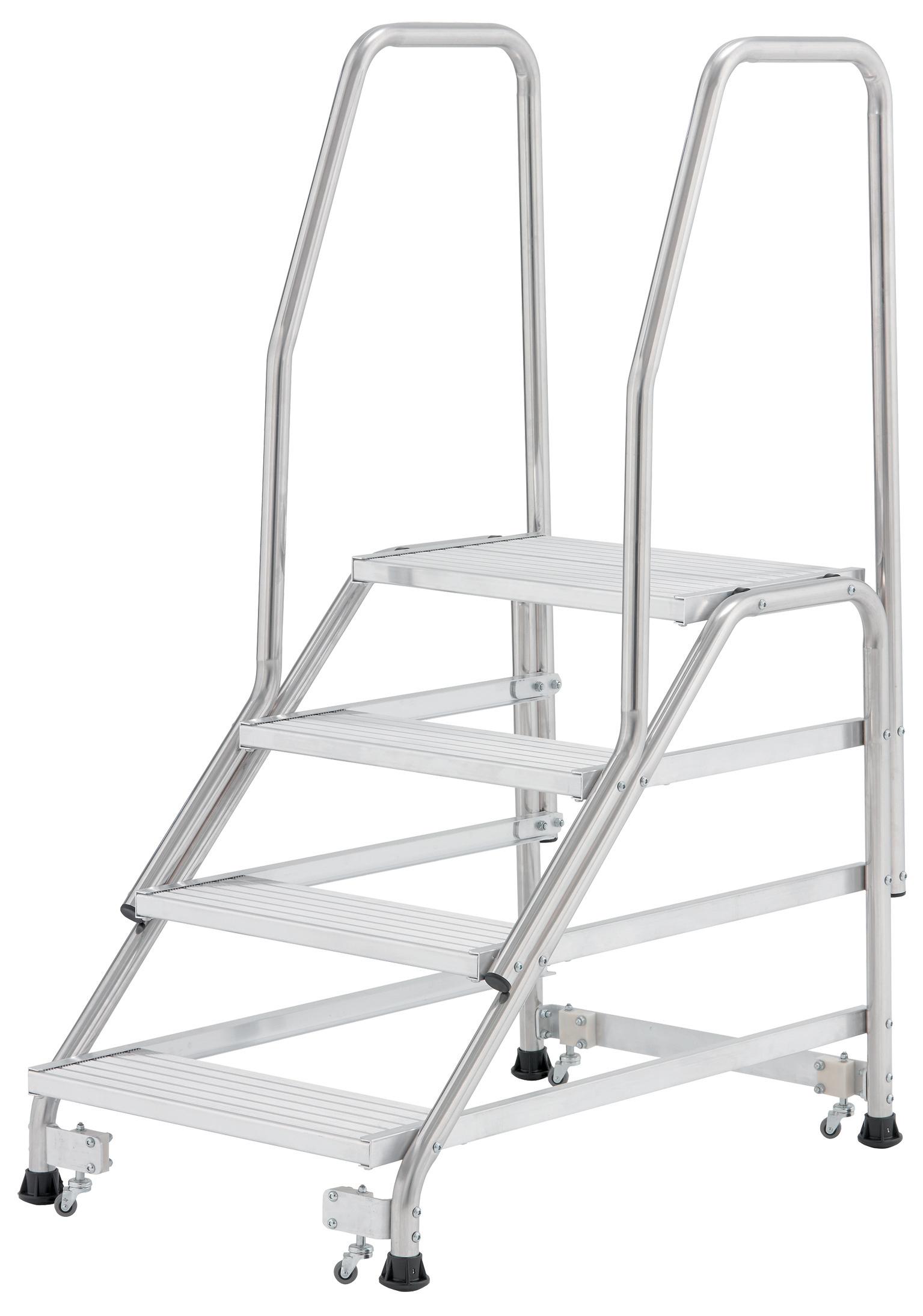 MARCHEPIED ALUMINIUM de 1 à 5 marches - Charge 150 Kg