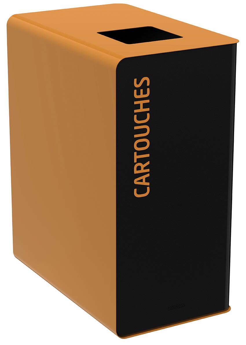 POUBELLE DE TRI CUBATRI EN ACIER POUDRE ANTI-UV