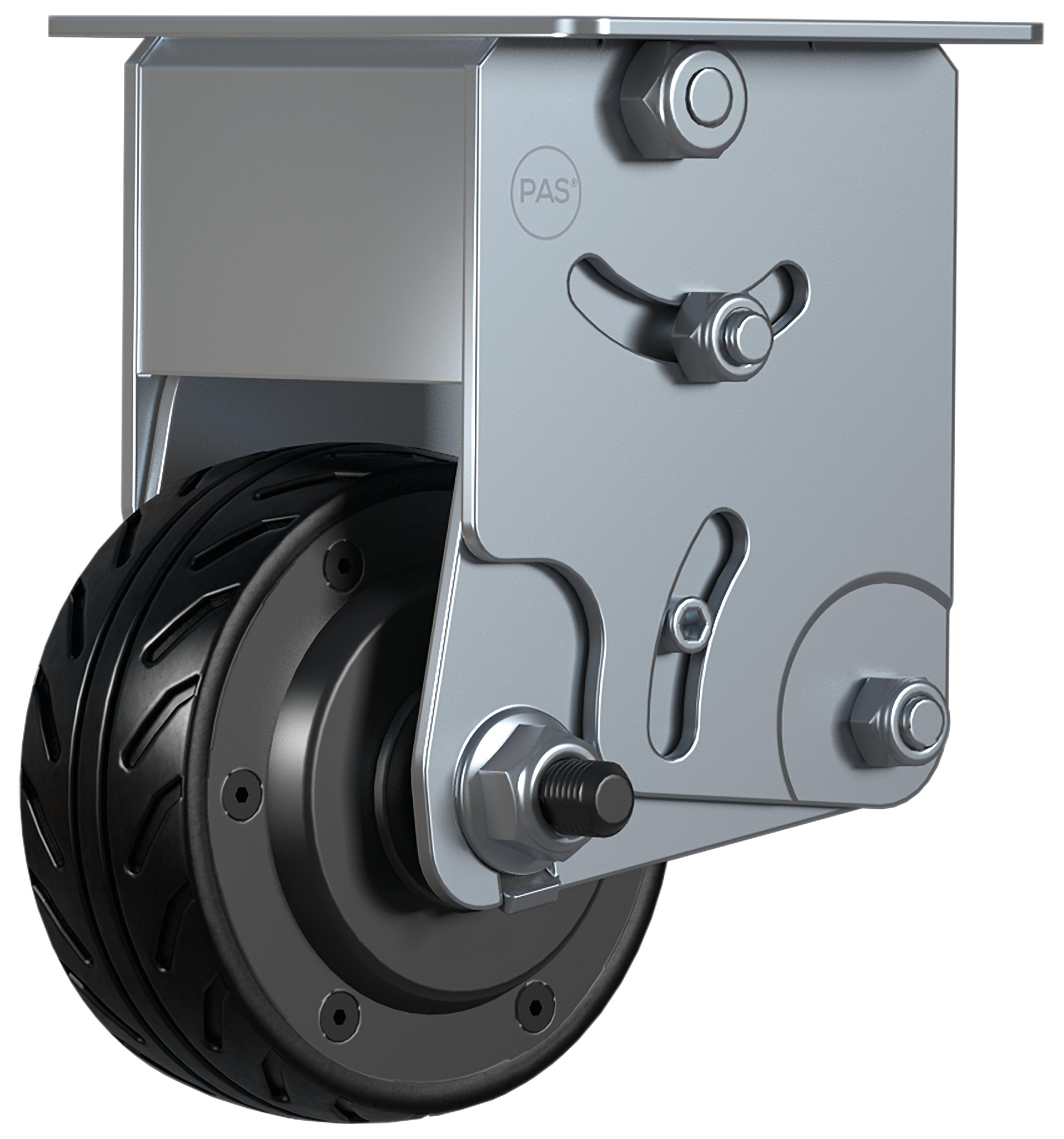 Roue electrique avec amortisseur 100 x 40 mm
