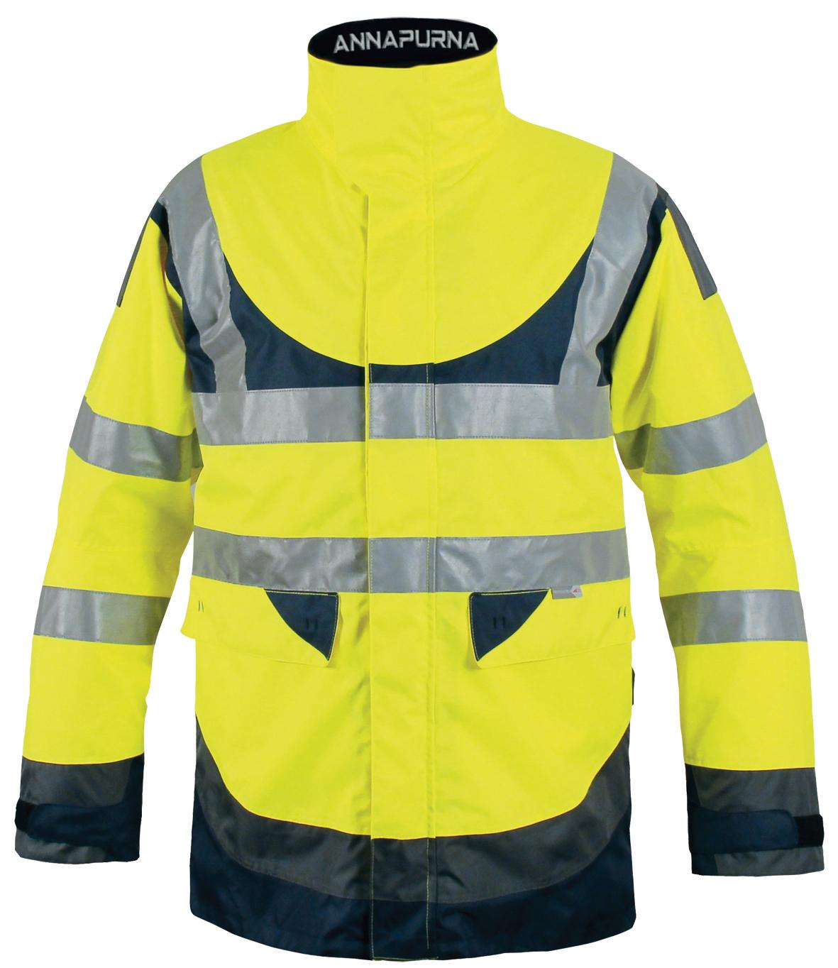 PARKA/VESTE DE PLUIE HT ANNAPURNA ORANGE/GRIS/MARINE TAILLE S A 3XL