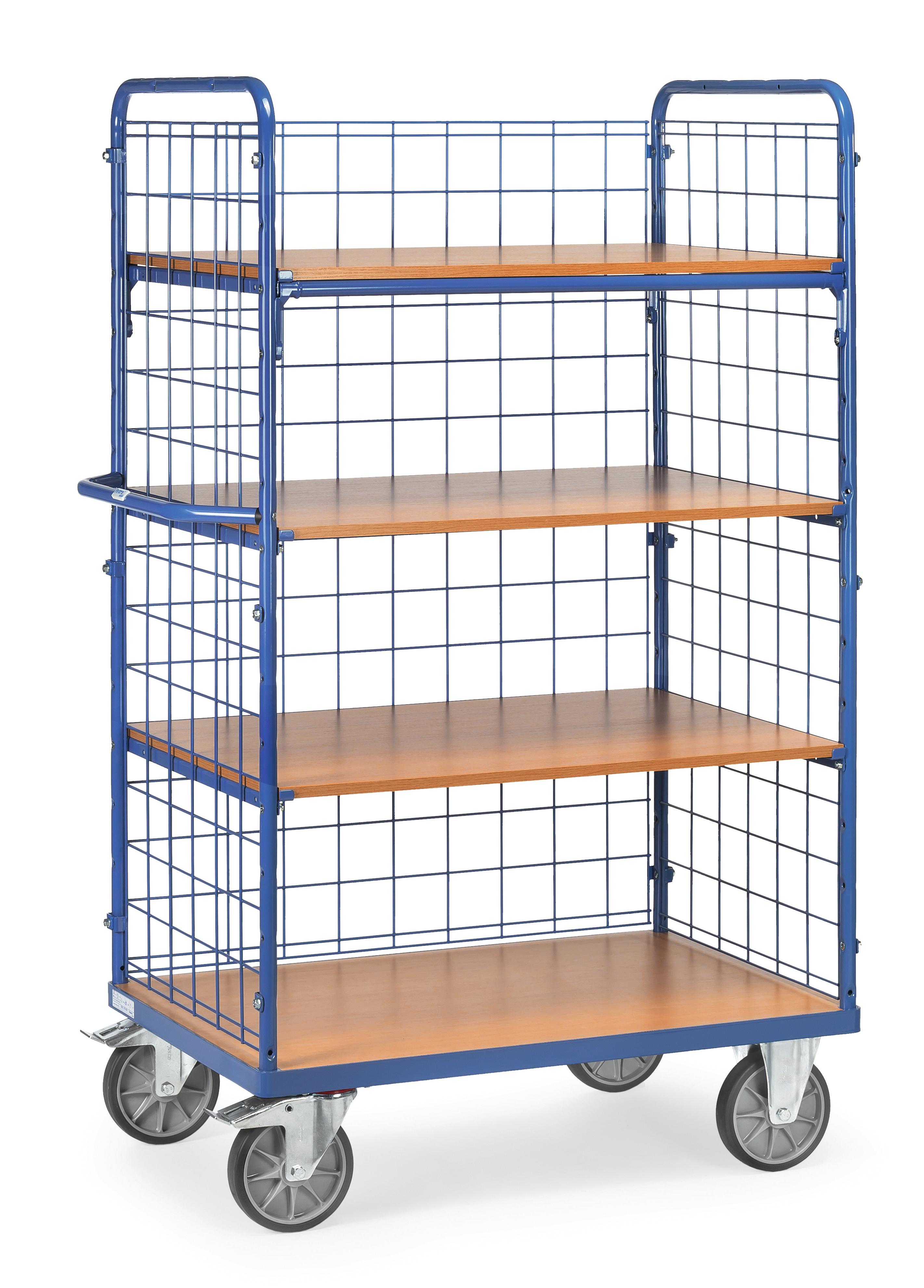 CHARIOT GRILLAGE 2 PETITS COTES AVEC TREILLIS