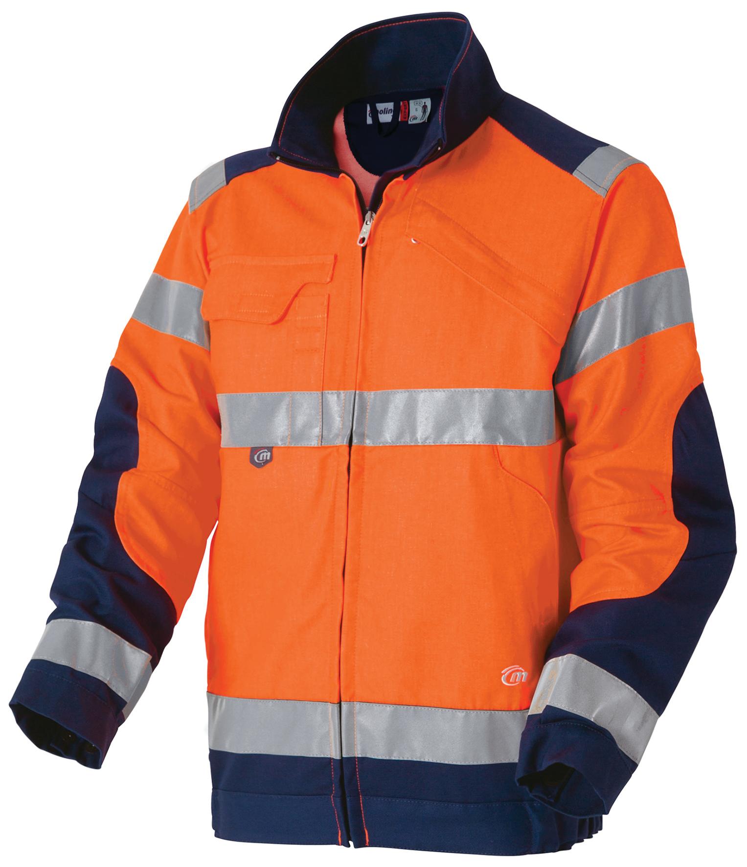 BLOUSON HAUTE VISIBILITE JAUNE/GRIS CHARCOAL TAILLE XS A 4XL