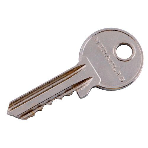 Cylindre provisoire de chantier s'entrouvrant 30 x 30 mm nickelé - Variure KA1