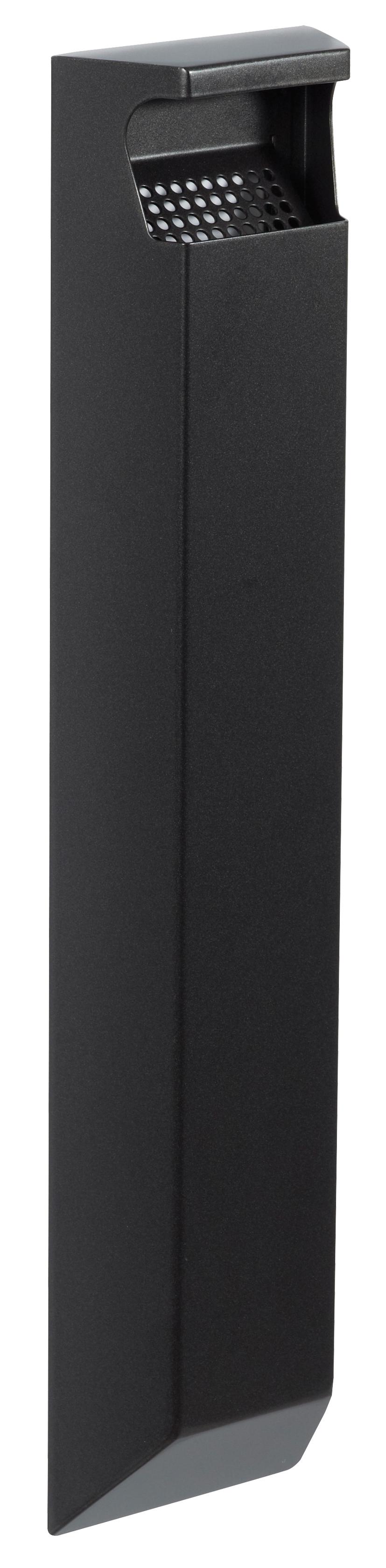 CENDRIER FIXATION MURALE 3L GRIS METAL