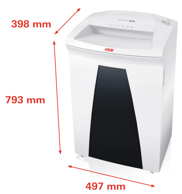 Destructeur de documents collectif B32 Securio 4,5 x 30 mm