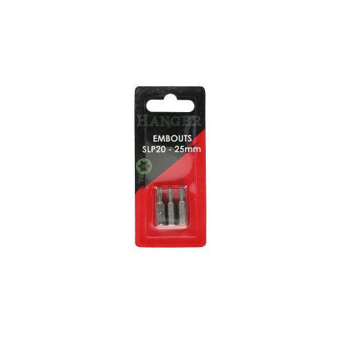 Set de 3 embouts pour étoile percée TTX - 25 mm - HANGER