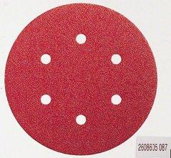 Disques abrasifs Ø150 mm auto-agrippant 6 trous EXPERT C430 (rouge)