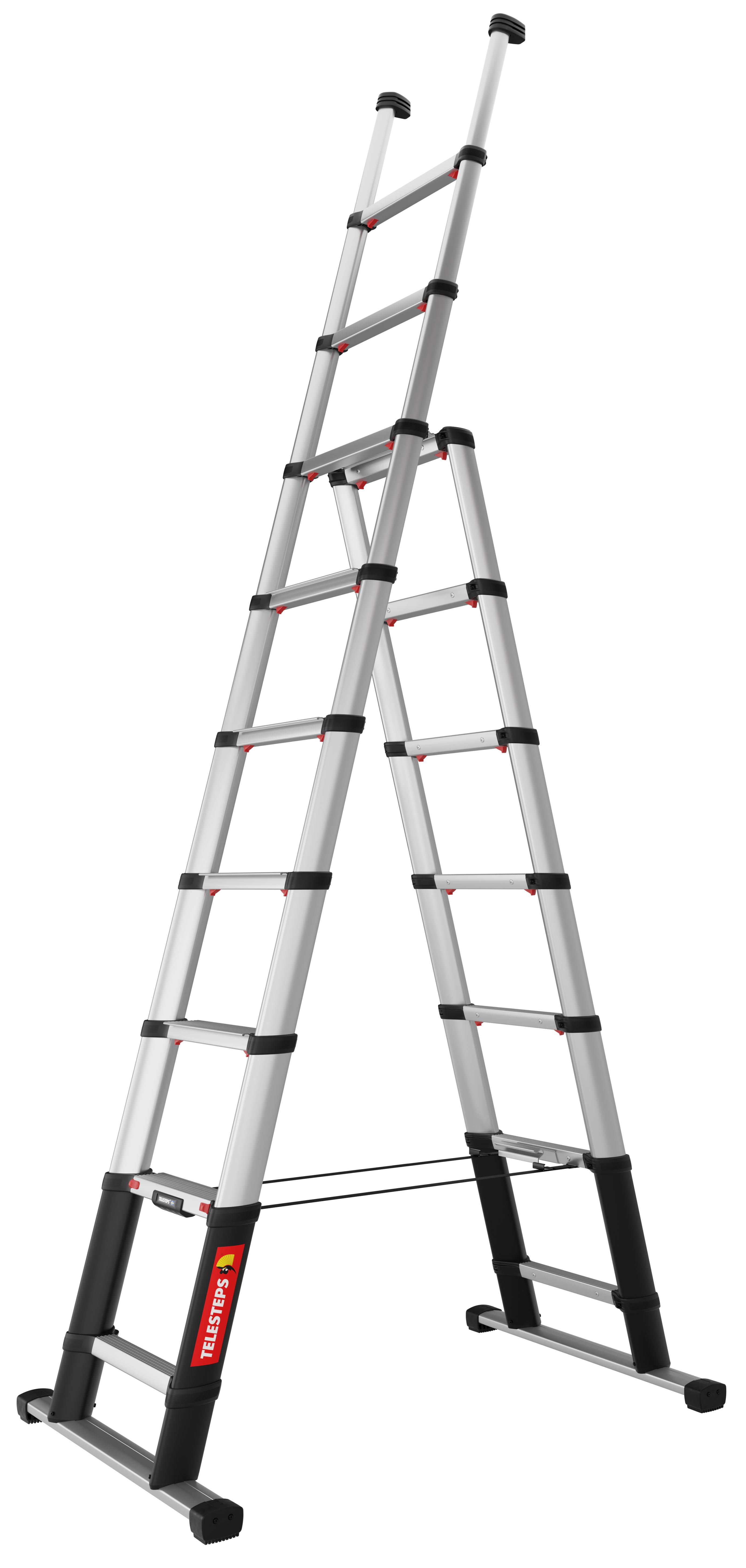 ESCABEAU ET ECHELLE TELESCOPIQUE COMBILINE 2 EN 1