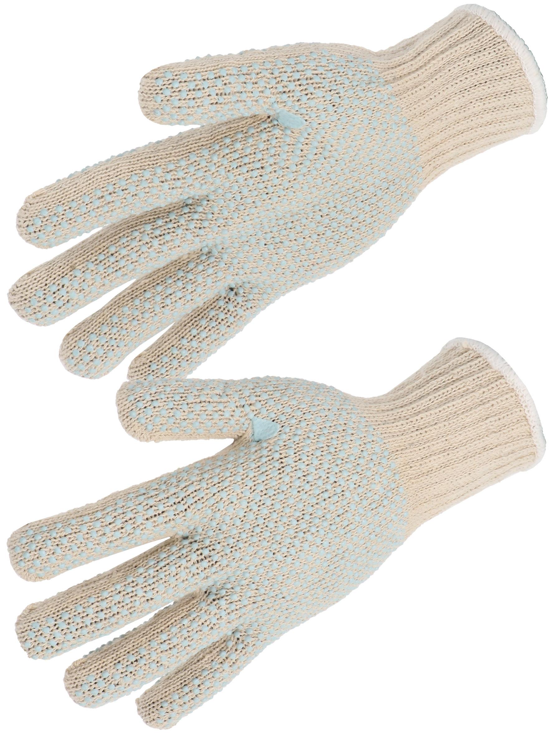 PAIRE GANTS TRICOT POLY/COTON