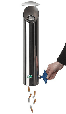 CENDRIER INOX POLI 2,4L FIXATION MURALE