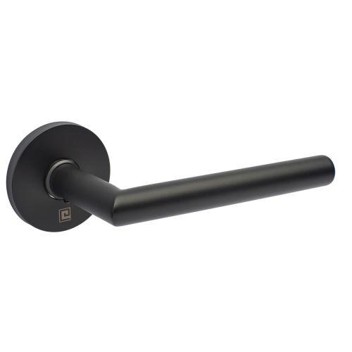 Béquille double sur rosace slim JADE série SL01 - Inox poli - Bec de cane - 16MM