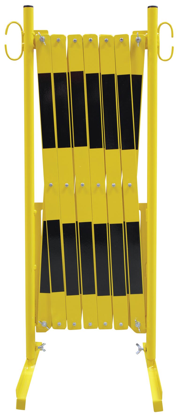 BARRIERE EXTENSIBLE HAUTEUR 1050 JAUNE/NOIR