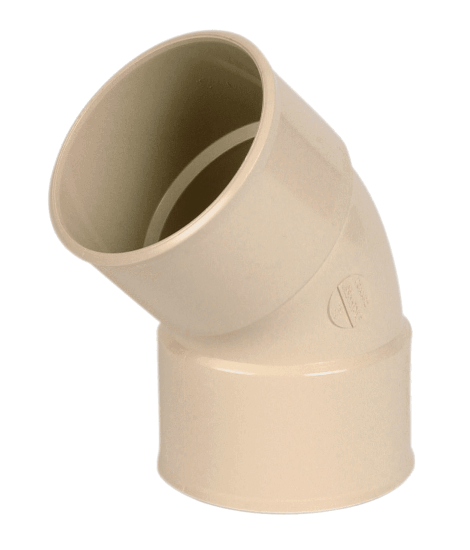 Coude pour tube de descente cylindrique Ø 80