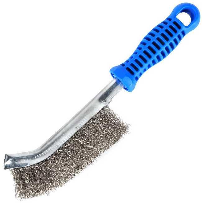 BROSSE A MAIN COUDEE ACIER