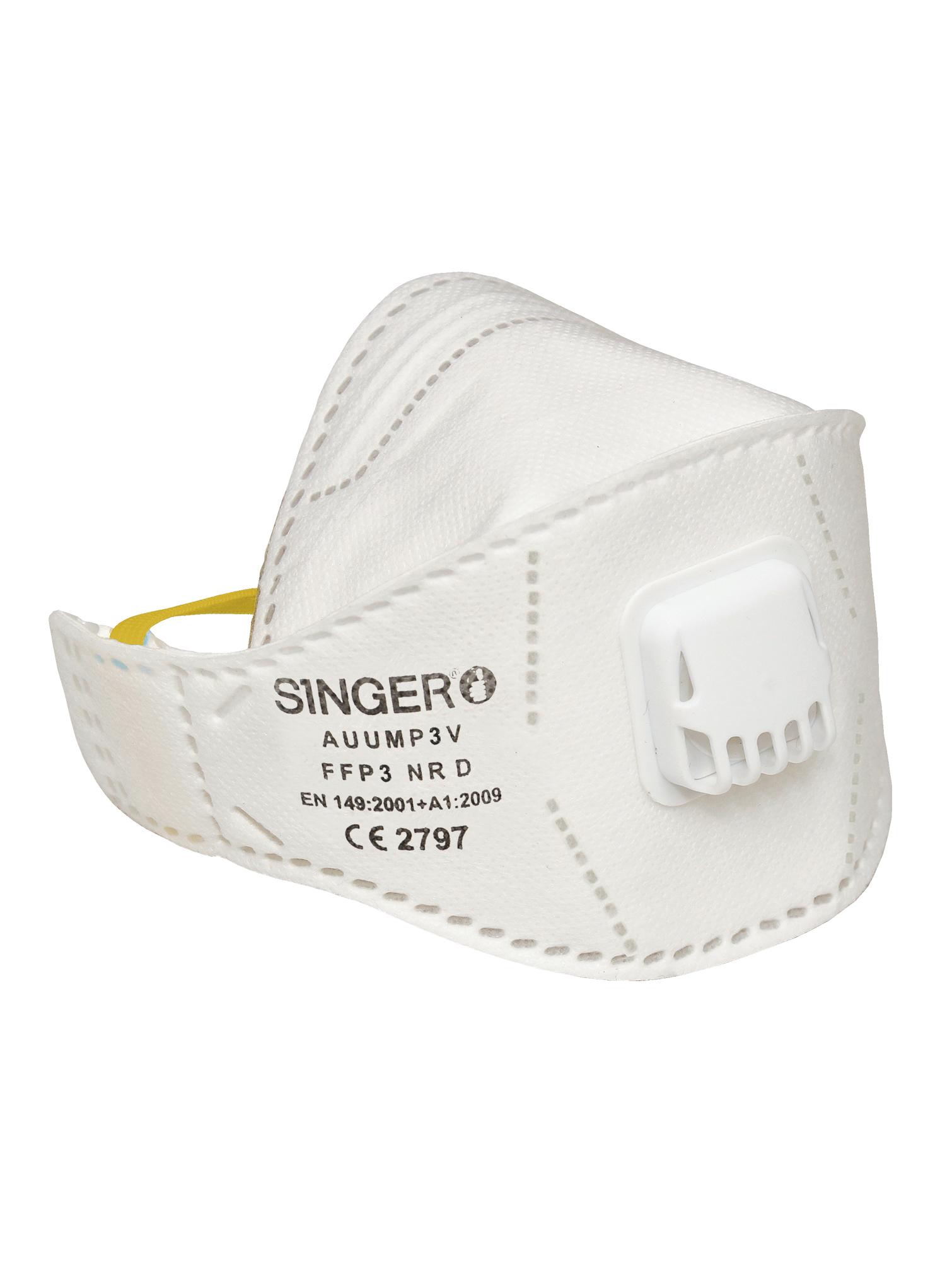 DEMI-MASQUE RESPIRATOIRE CONFORT JETABLE PLIABLE FFP2