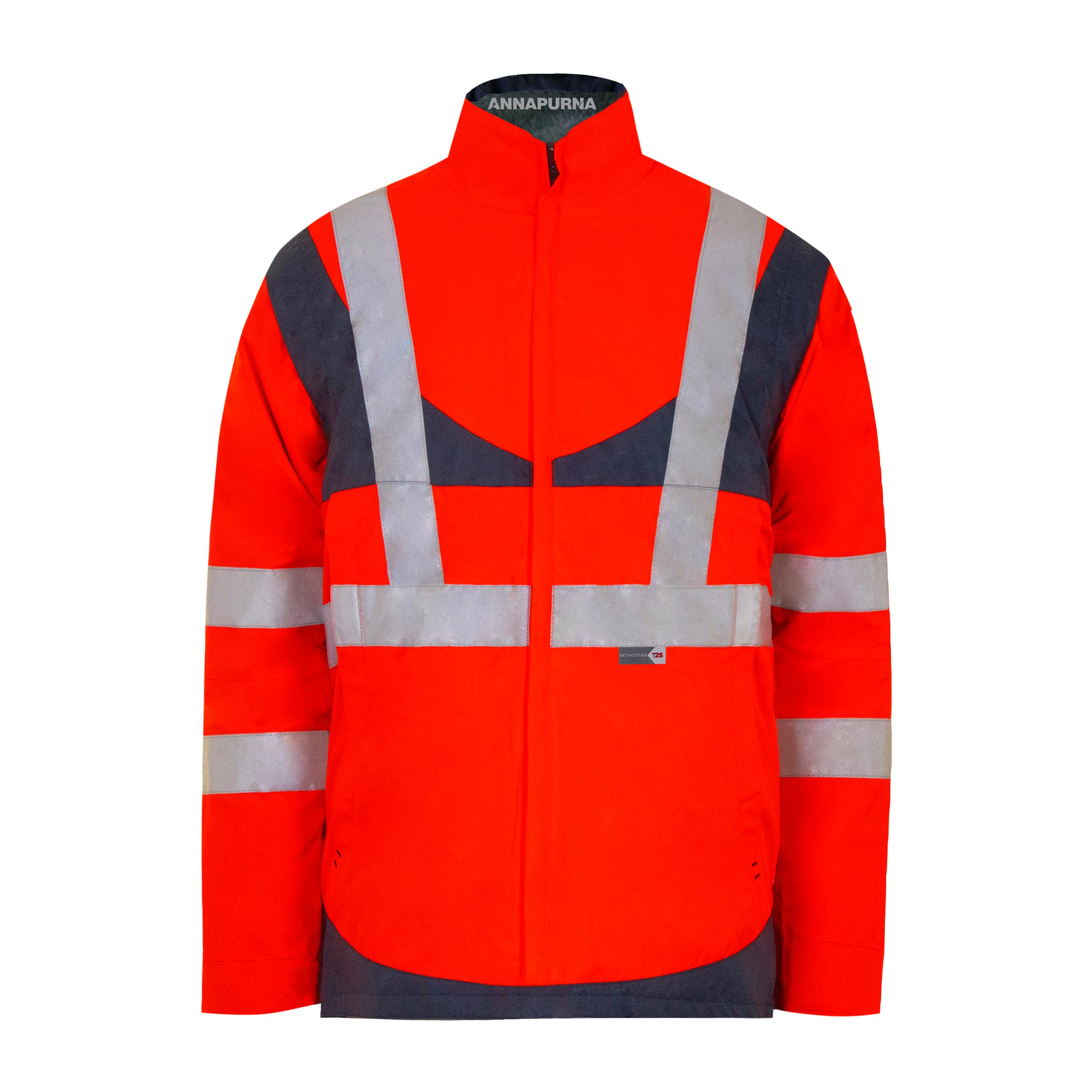 GILET DE FROID HAUTE VISIBILITE JAUNE/GRIS/MARINE TAILLE S A 3XL