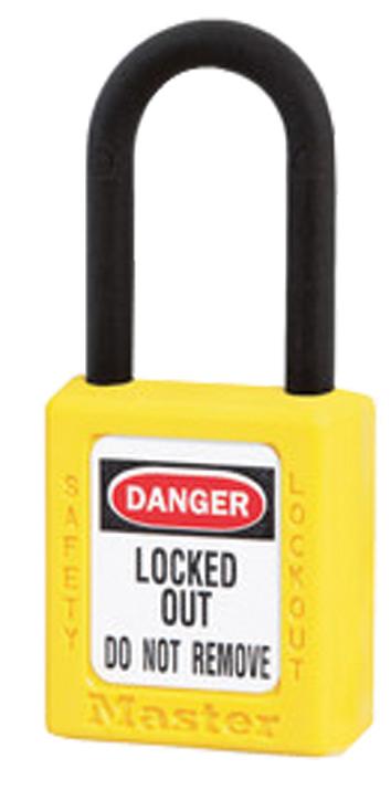 CADENAS DE CONSIGNATION ELECTRIQUE ANSE NYLON ROUGE CLE MV