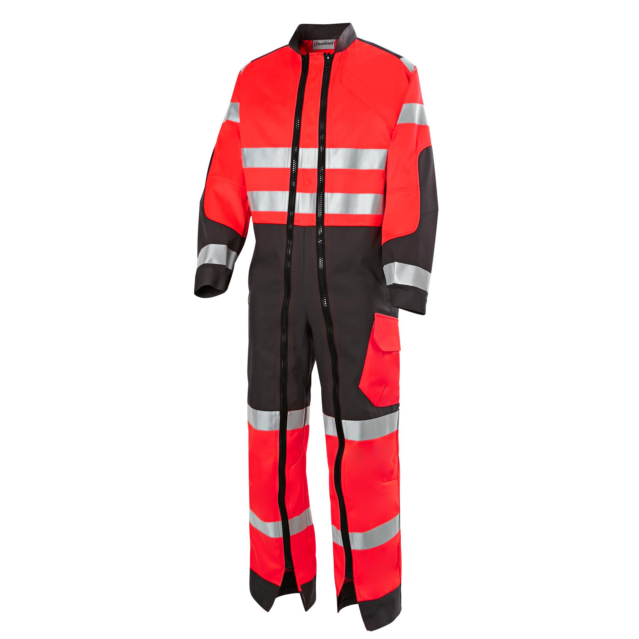 COMBINAISON HAUTE VISIBILITE JAUNE/GRIS CHARCOAL TAILLE S A 4XL