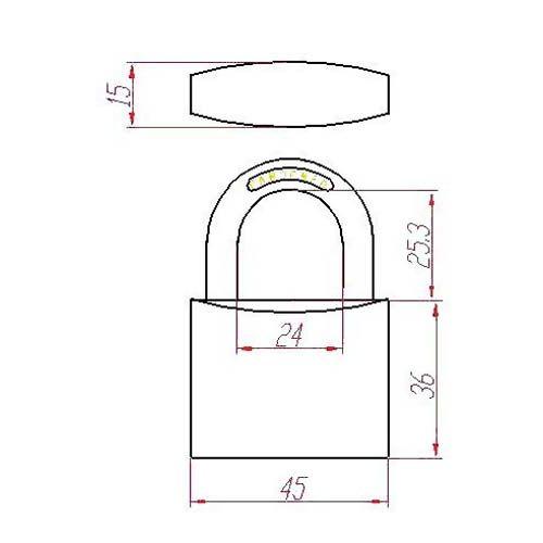 Cadenas laiton HERACLES UNO (sous blister)