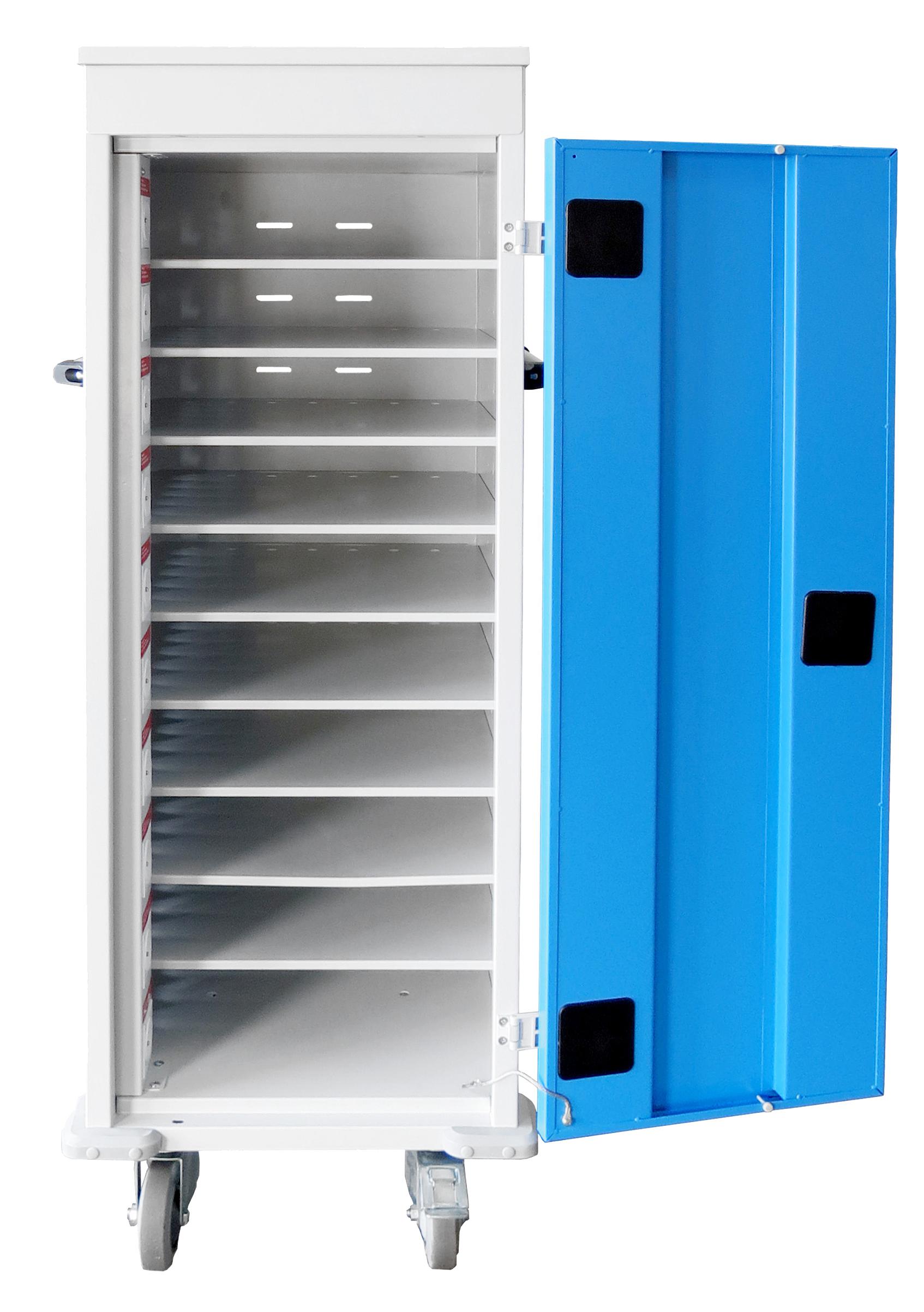 ARMOIRE MOBILE POUR ORDINATEURS PORTABLES 1X10 CASES